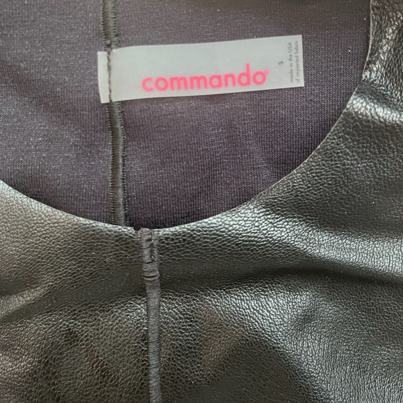 BRAND NEW COMMANDO FAUX LEATHER BODYSUIT SIZE SMALL - Picture 5 of 6
